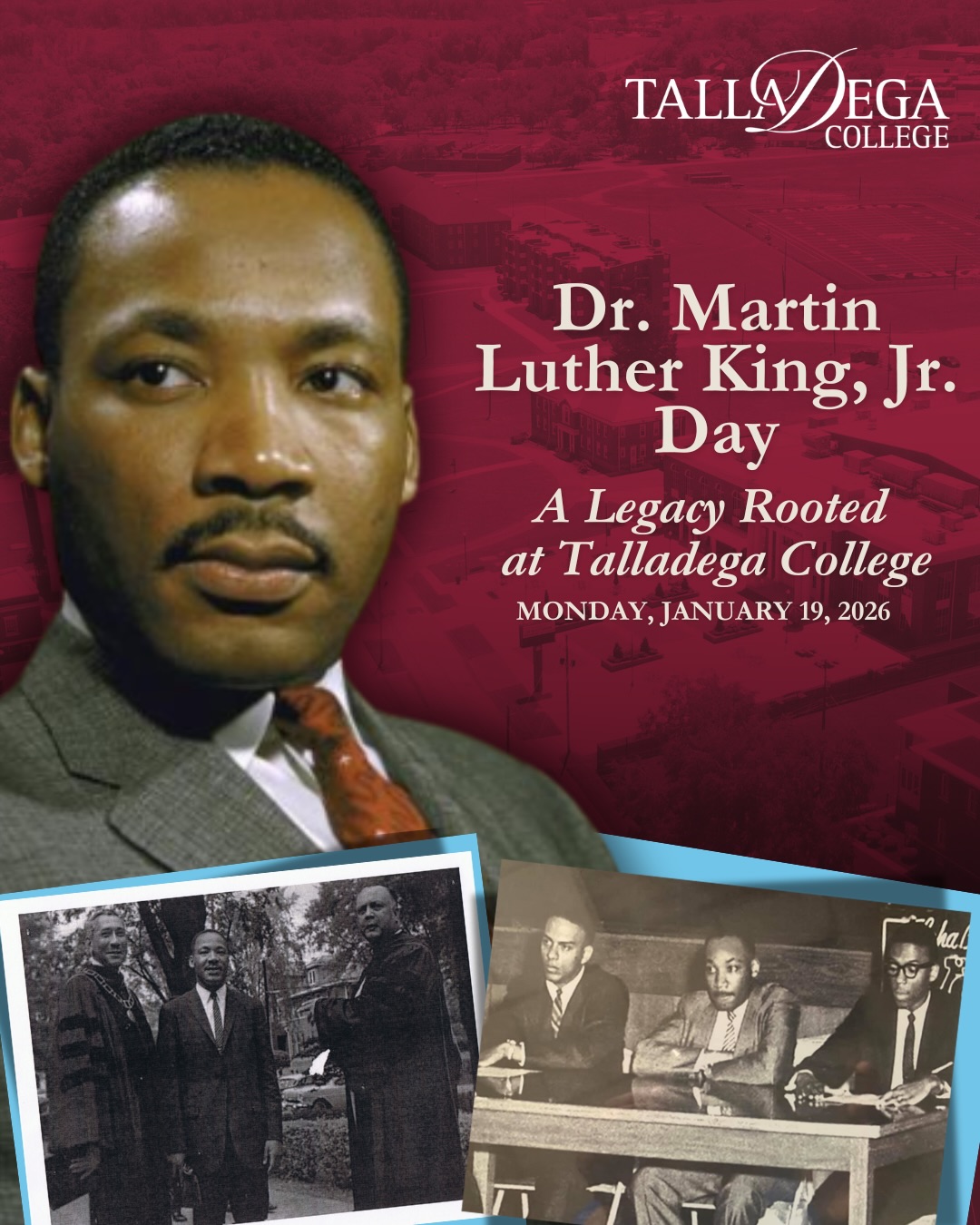 Today, we honor the life, leadership,... - Talladega College | Facebook