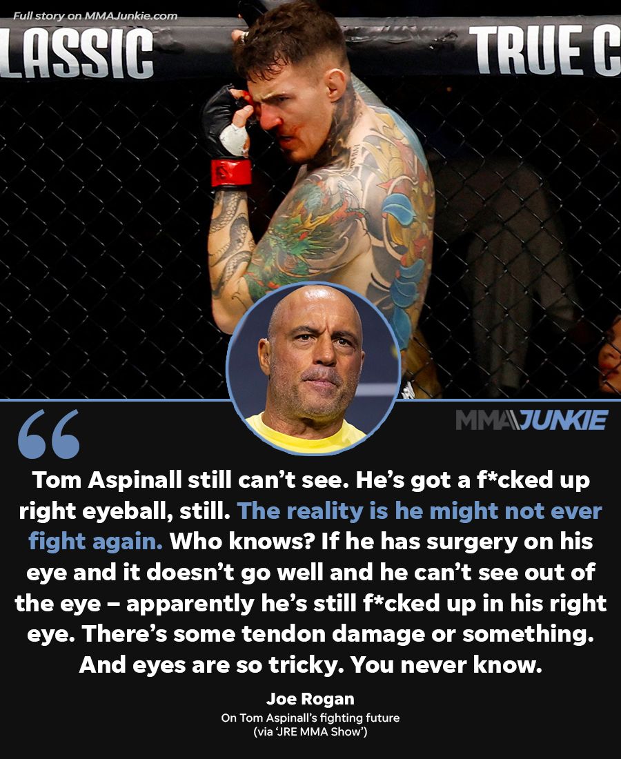 MMA Junkie - Joe Rogan has massive concerns about Tom... | Facebook