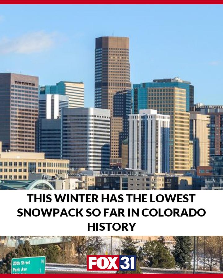 FOX31 - Colorado has seen so little snow this winter that it now has ...