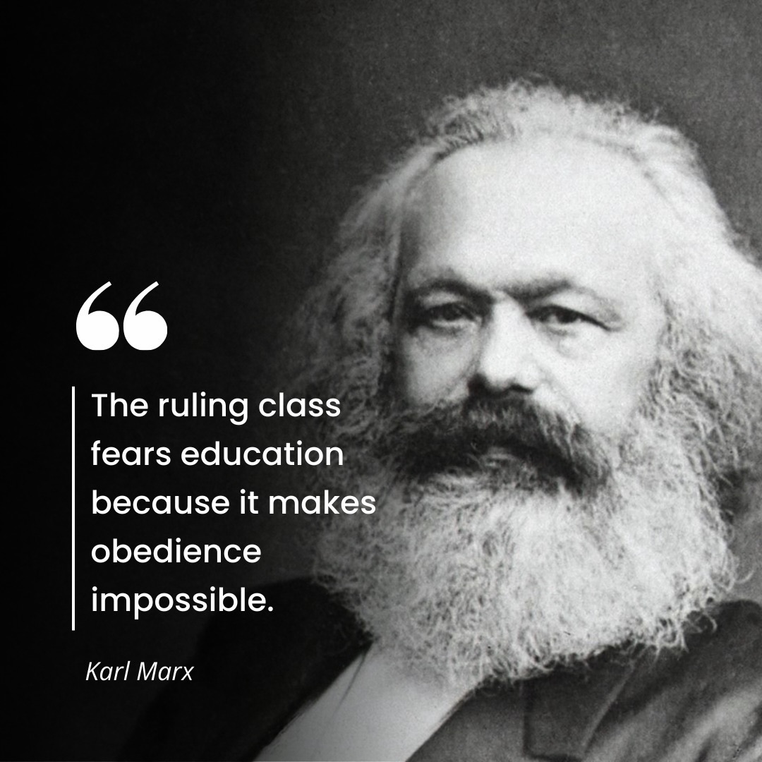 BOOK - This is one of the most powerful quotes of Karl Marx, because it ...