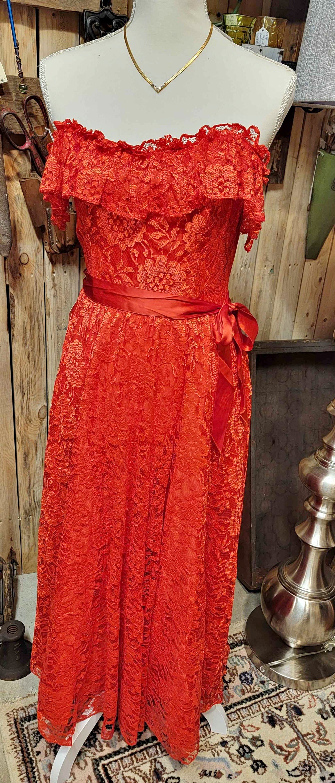 chinese dress ladies Vintage 1960s Lace Dress