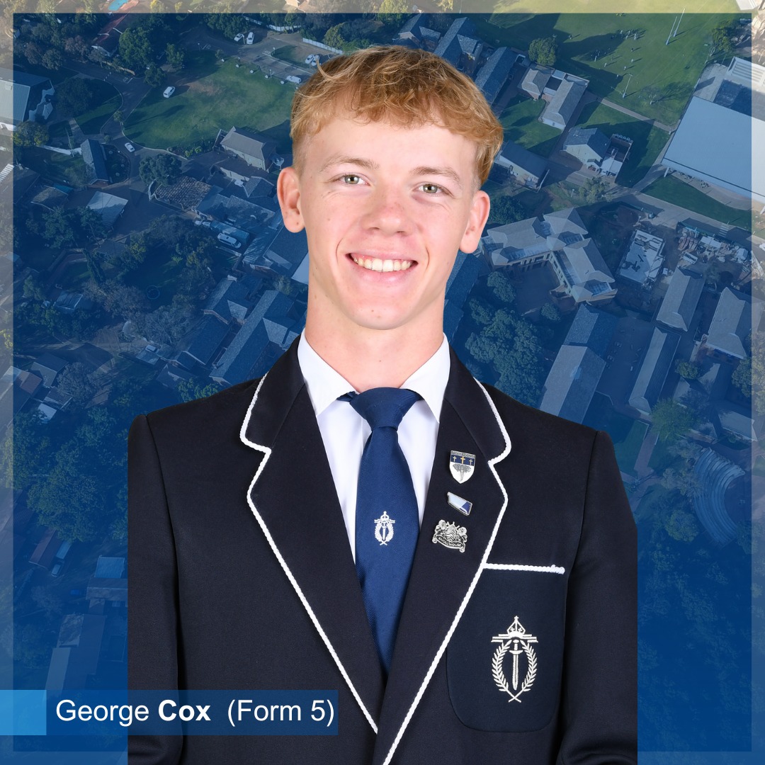 St - Congratulations to George Cox (Form 5) on achieving second place ...