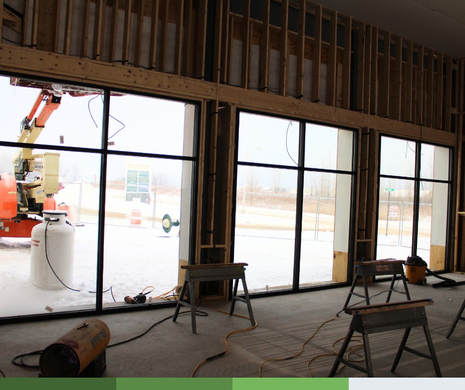 Adams - Winter won’t stop us! ️💪 Our crew is out here installing fresh ...