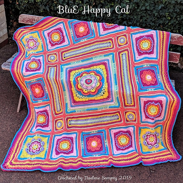 B(lu)E Happy CAL 2019 Free... - Crochet Afghan Free Patterns