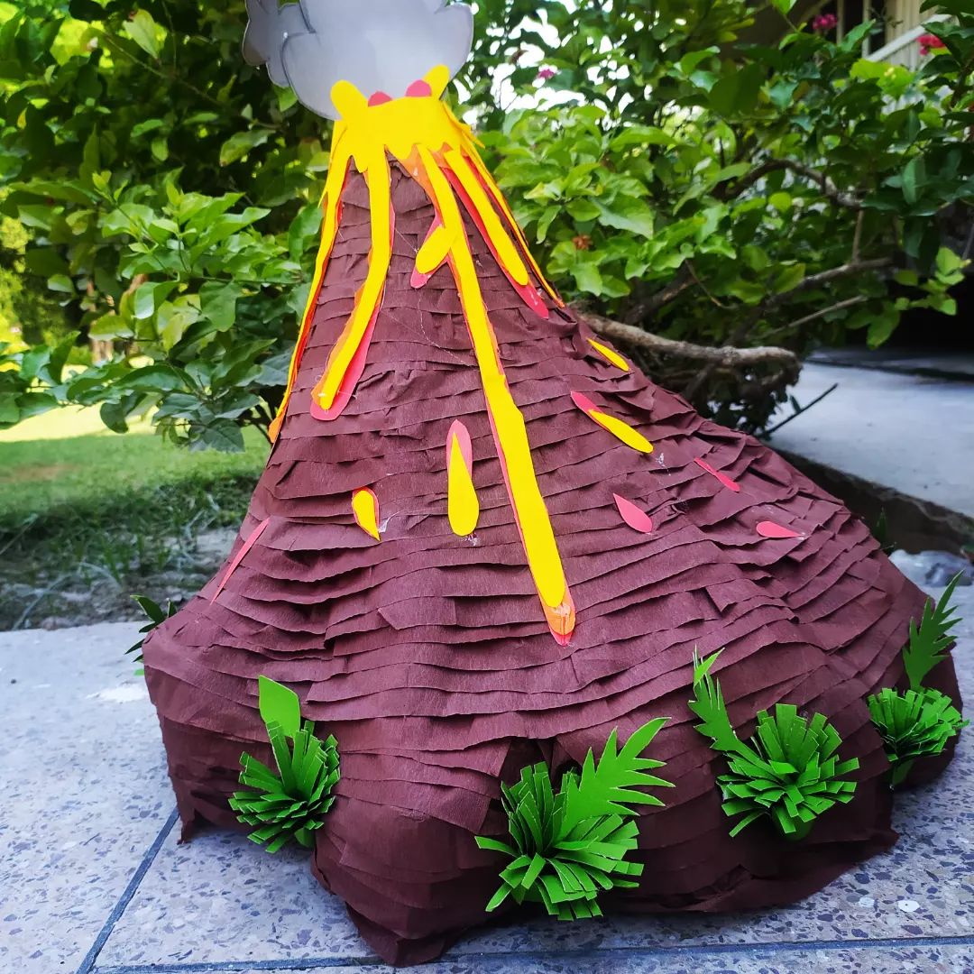 pinata.pk - A volcano shaped pinata for a volcano theme...
