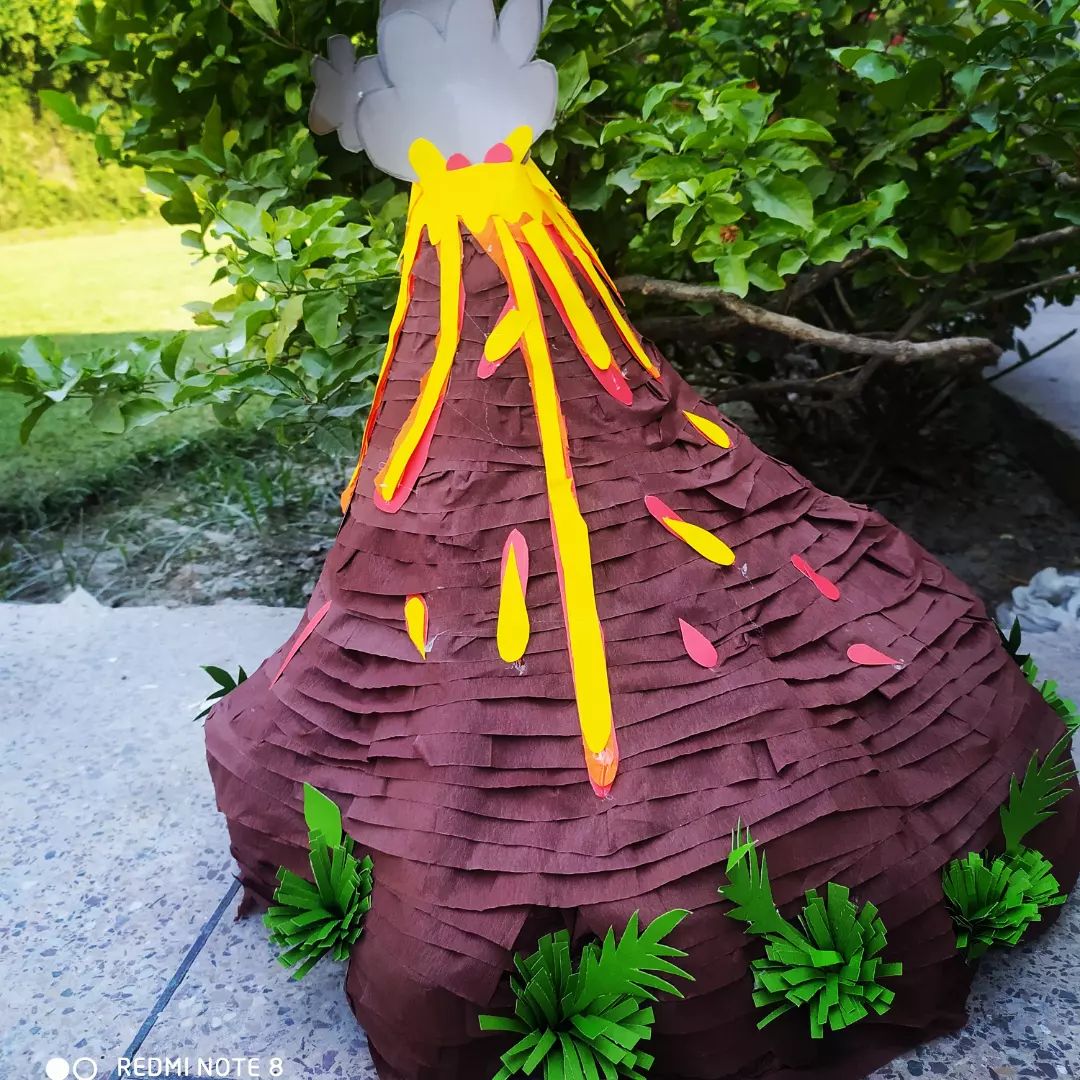 pinata.pk - A volcano shaped pinata for a volcano theme...