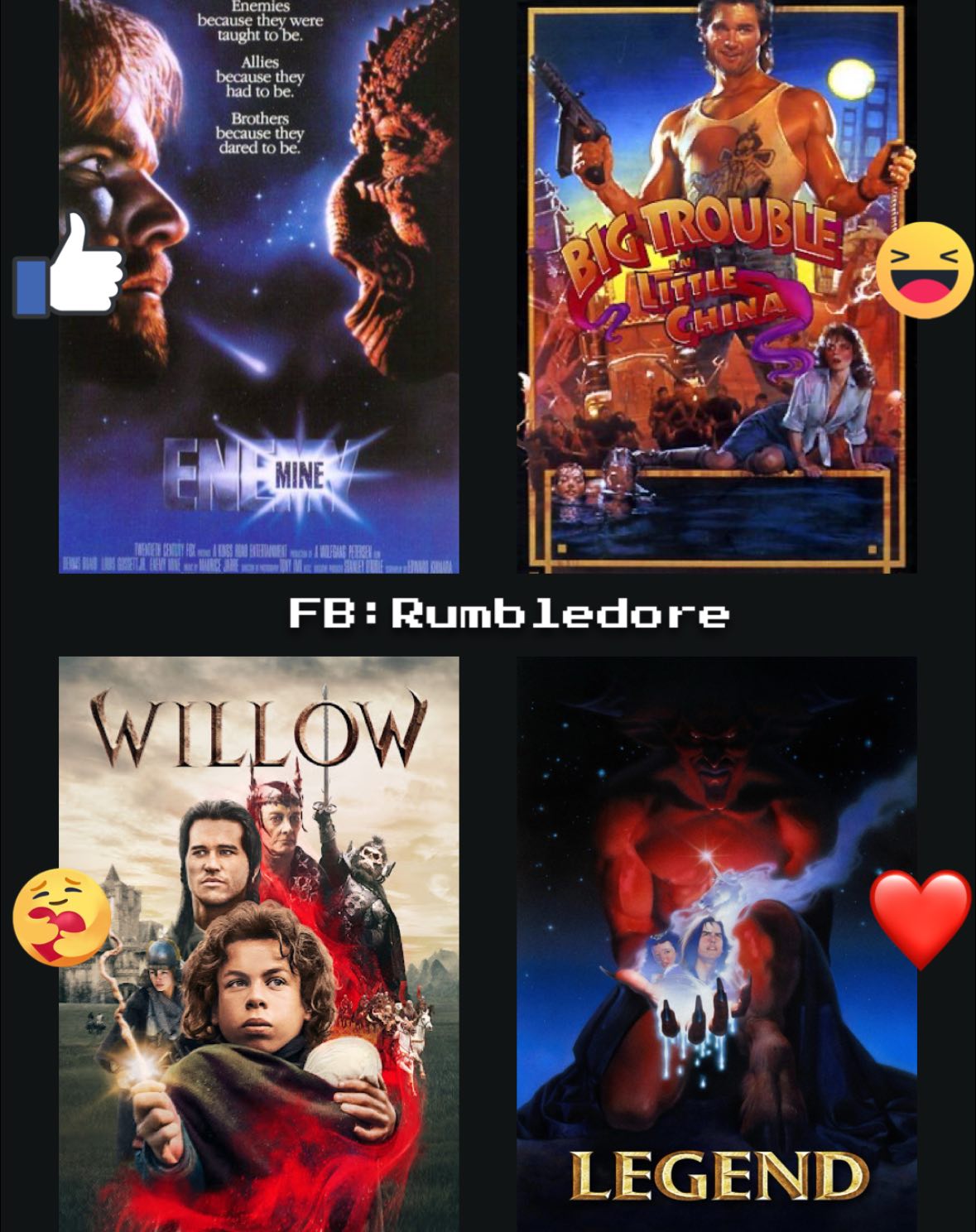 Rumbledore - 4 movies… only 1 can stay 🤔 #fblifestyle | Facebook