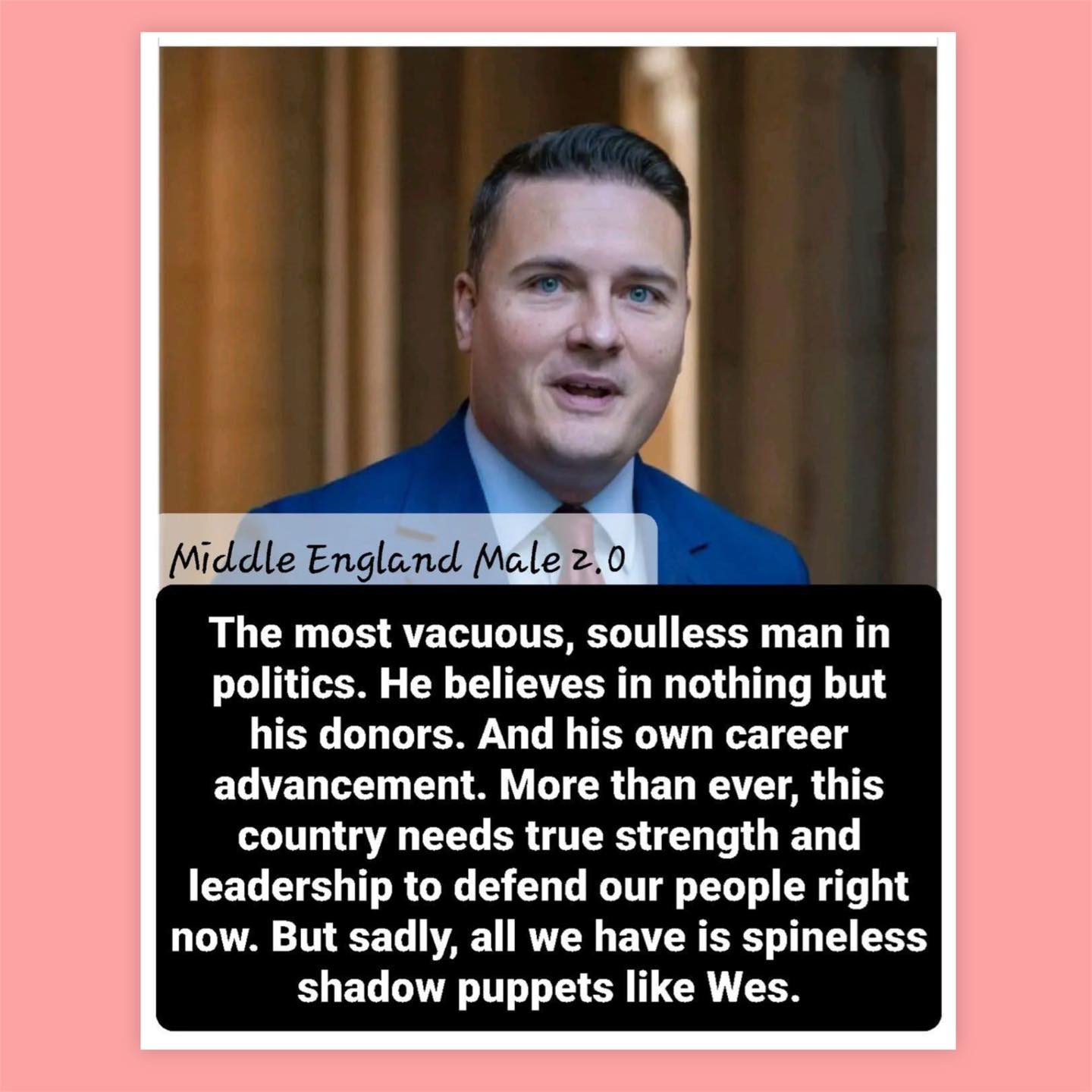 That’s our Wes. - People's Chancellor - Economics For The Many | Facebook