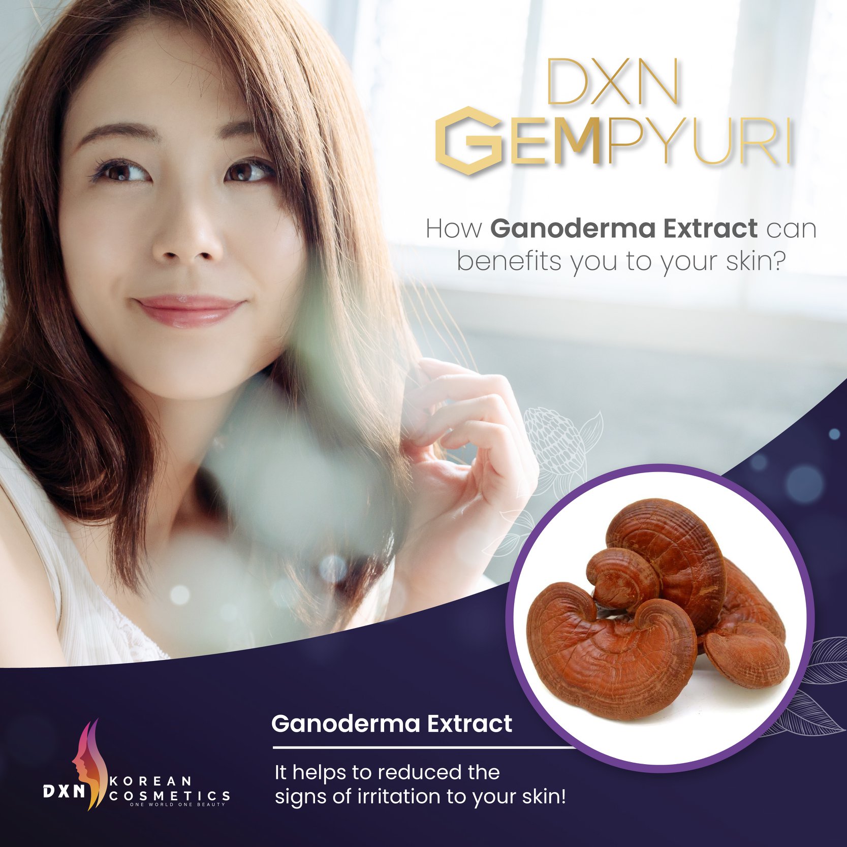 What is Ganoderma? 🤔 It is an... - DXN Korean Cosmetics