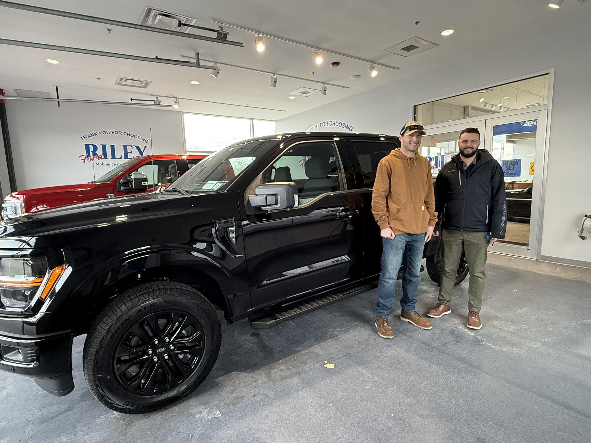 Riley - Congratulations to Coalby on driving off the lot in his new ...