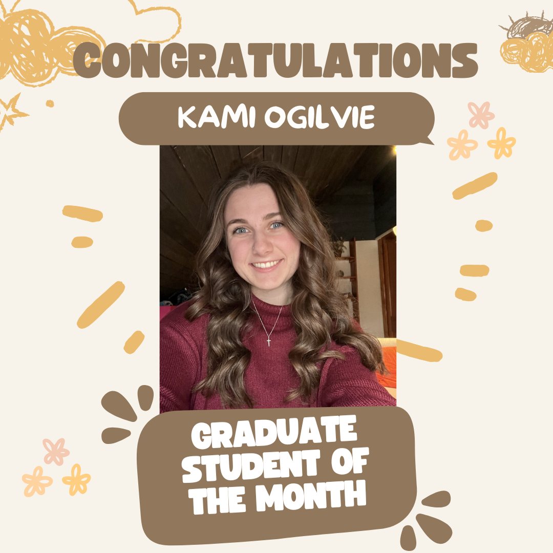 Marshall - 🌟 Graduate Student of the Month: Kami Ogilvie 🌟 We’re proud ...
