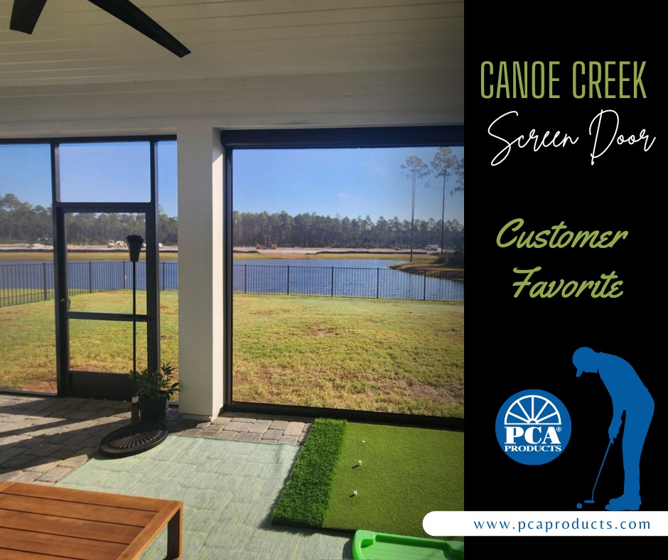 PCA - The Canoe Creek is one of 7 PCA aluminum screen door designs that ...