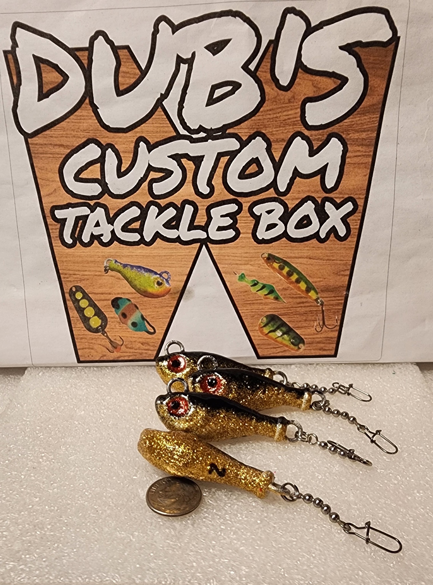 custom fishing box Gift Lure I Hooked The Best Dad Bait Personalized Pike Bass Lure Fishing Day Men's Spinner Spoon Jig for Fathers Day It tackle box is designed for todays fast pace and creative youth anglers Custom Fishing Jig Boxs |