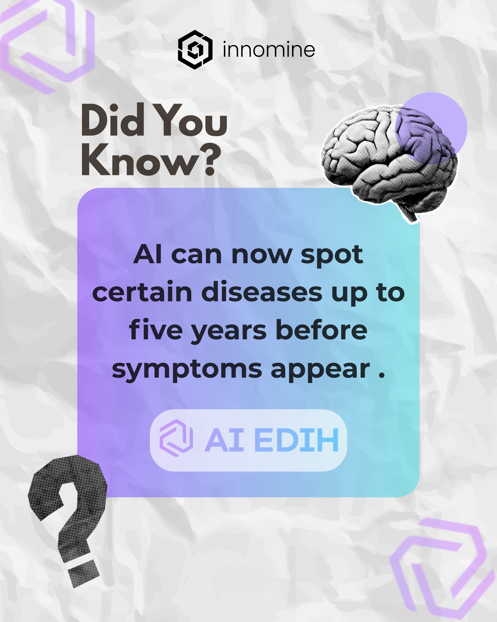 innomine - 🤖 Did you know? Artificial intelligence can now spot certain ...