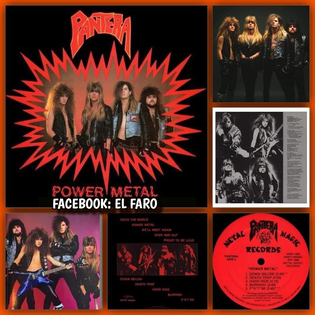 13 de mayo de 1988 Se lanza el álbum de Pantera llamado Power