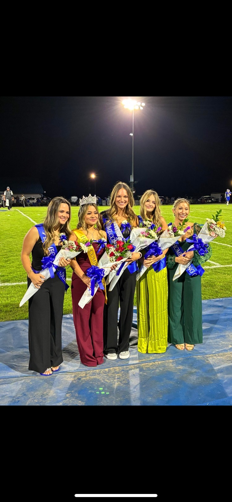 1420 - Congratulations,Janiela Soto, Homecoming queen and the court for ...
