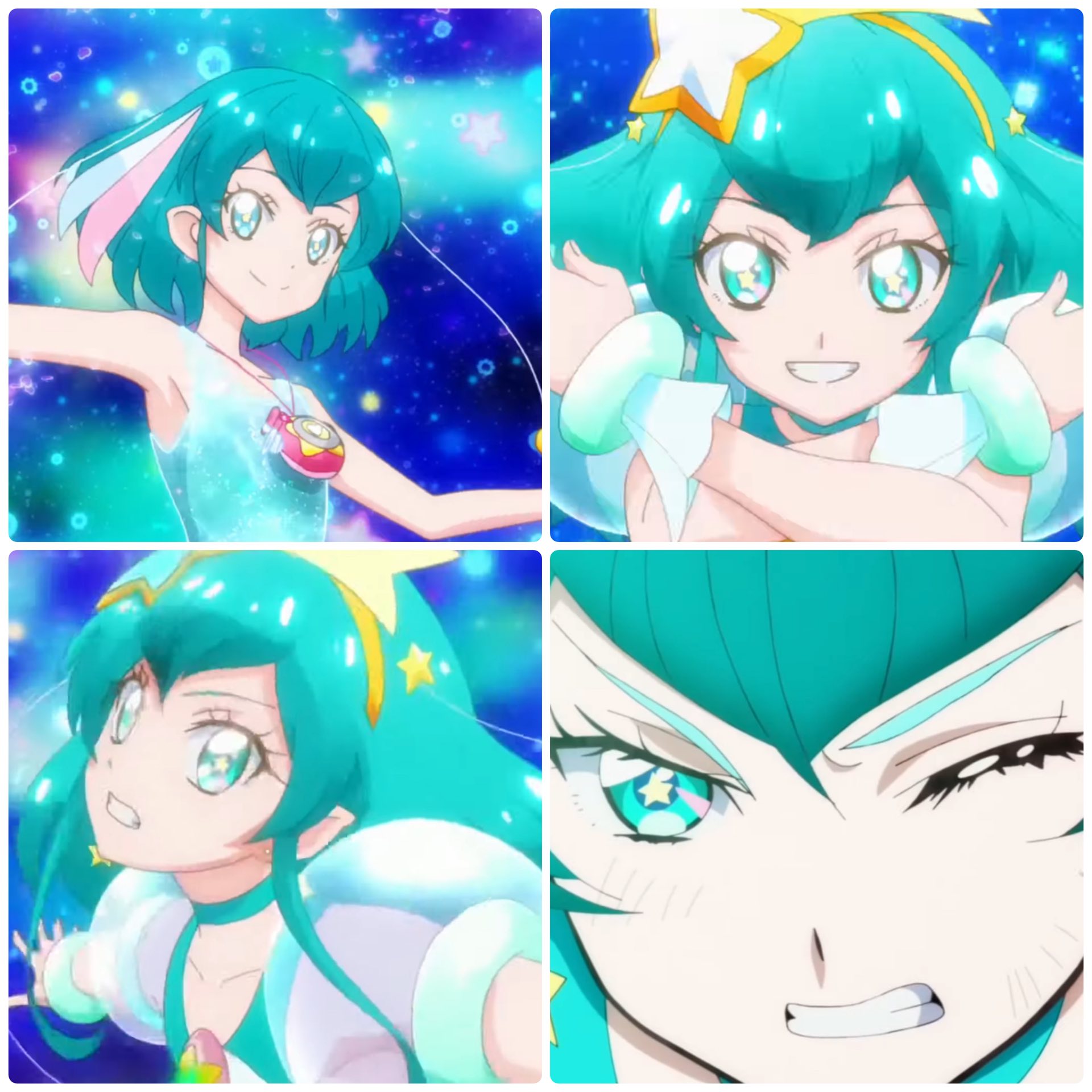 キュアミルキー(羽衣ララ)、お誕生日🎊🎂おめでとう御座います🥳。七夕