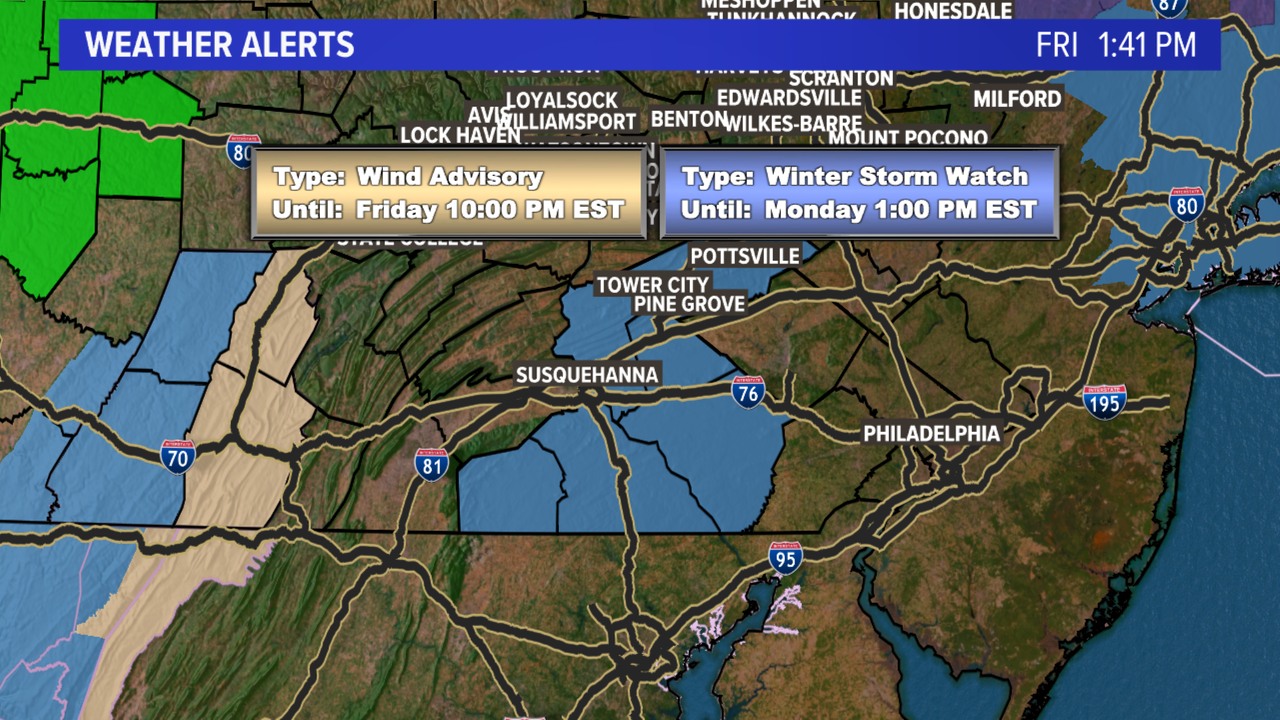 WNEP - Winter Storm Watch has been issued by the National Weather ...