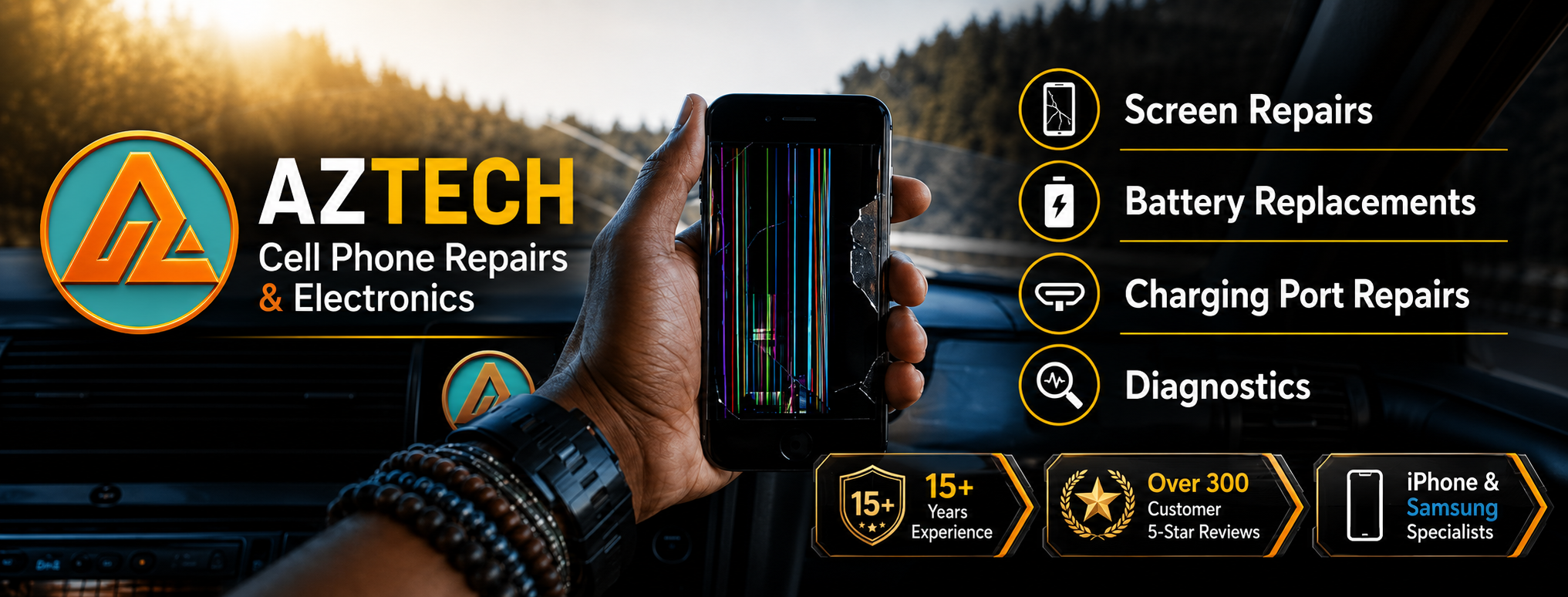 AZTECH Cell Phone Repairs and Electronics | San Fernando
