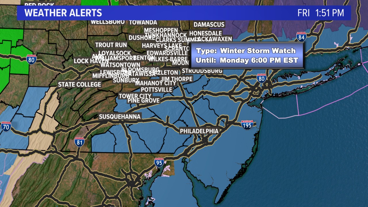 WNEP Weather - Winter Storm Watch has been issued by the... | Facebook