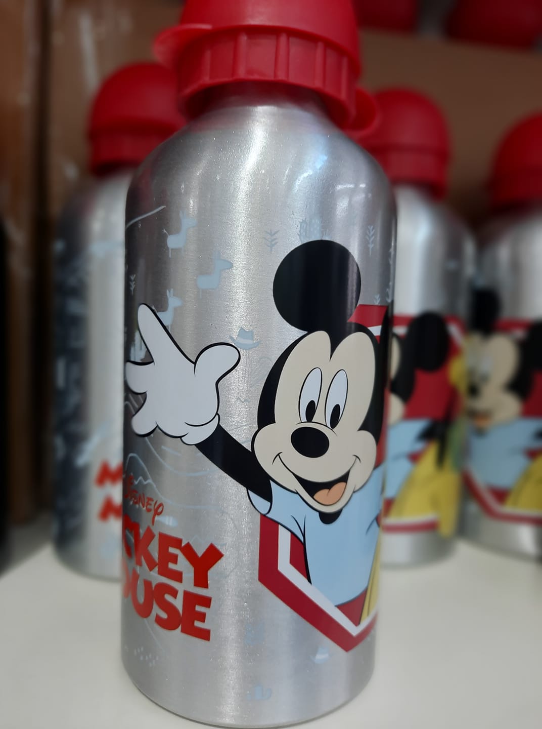 Borraccia Termica Per Bambini 650ml Con Cannuccia – Personalizzata Con Nome Mickey E Minnie