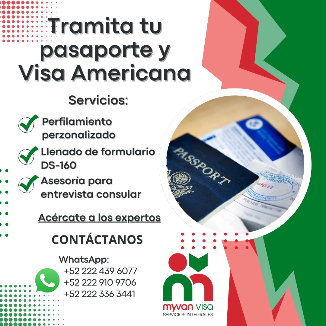MYVAN - ¿Necesitas tramitar tu visa americana? En MYVAN VISA te ...