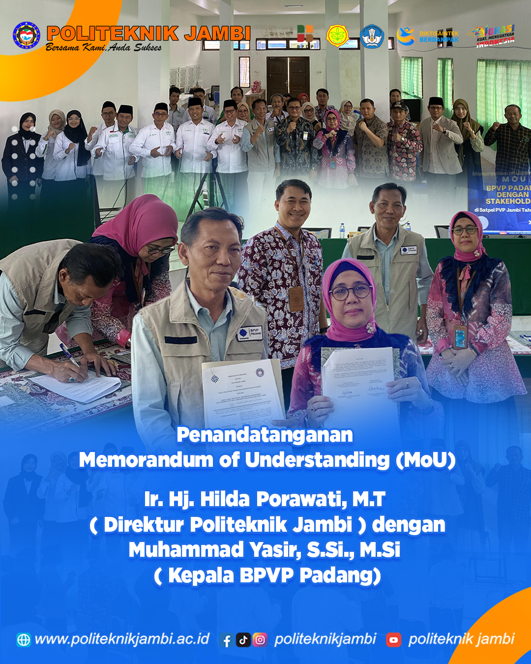 Politeknik Jambi dan Balai... - Poljam - Politeknik Jambi | Facebook