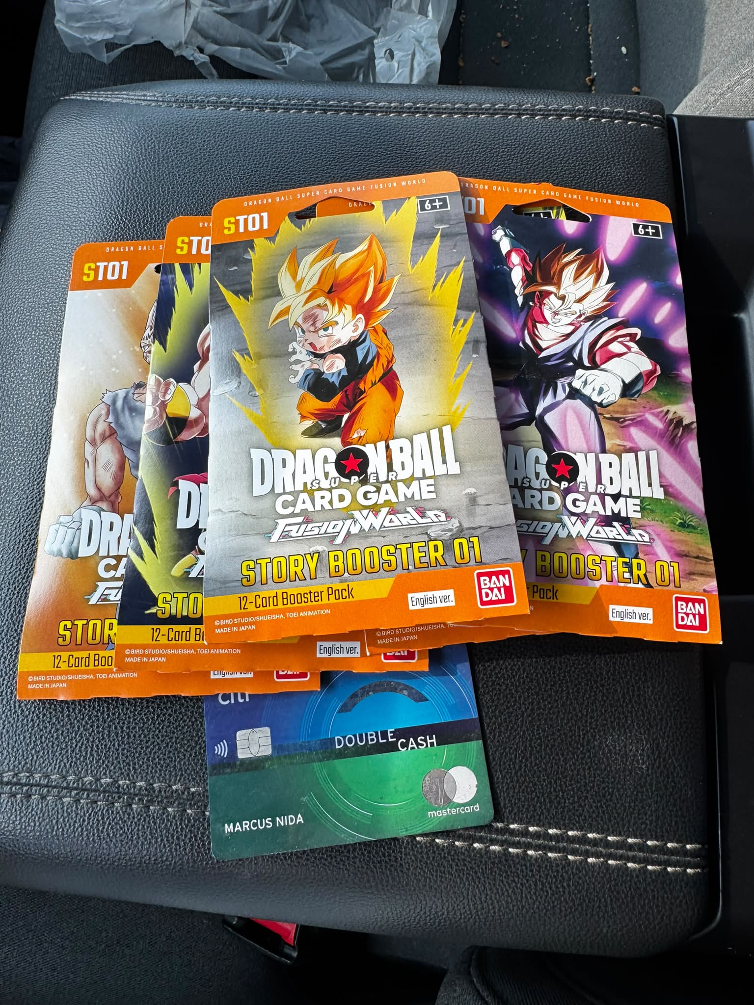 Miracle Battle Carddass DBZ Sealed Packs 500 each pack Location