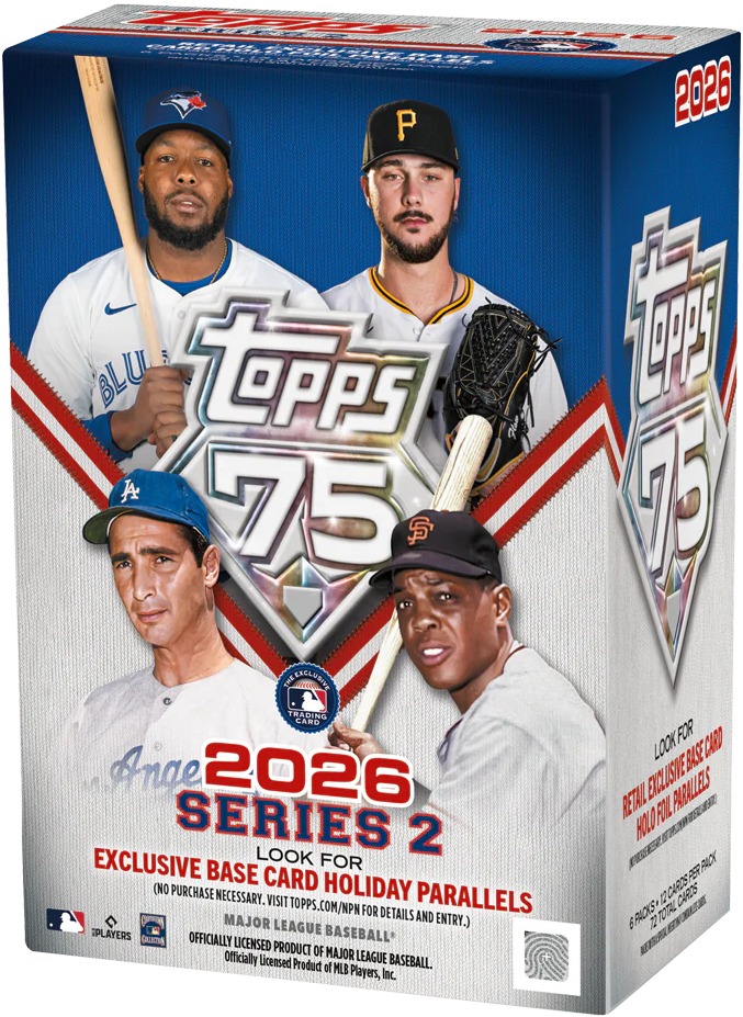 2026 Topps baseball series 2 blaster box now available