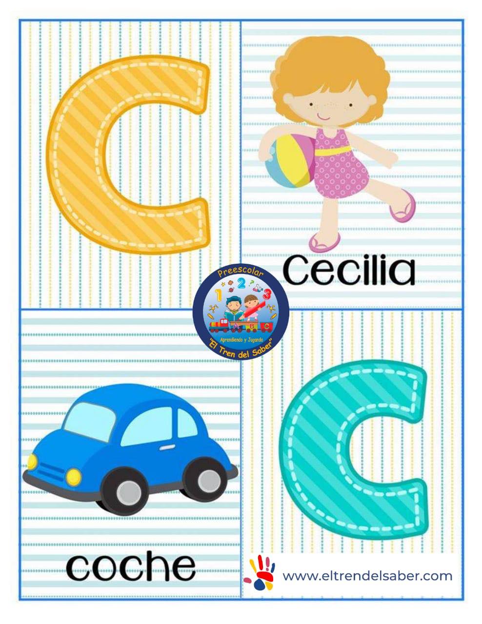 Preescolar El Tren del Saber - Te compartimos la tercera letra del # ...