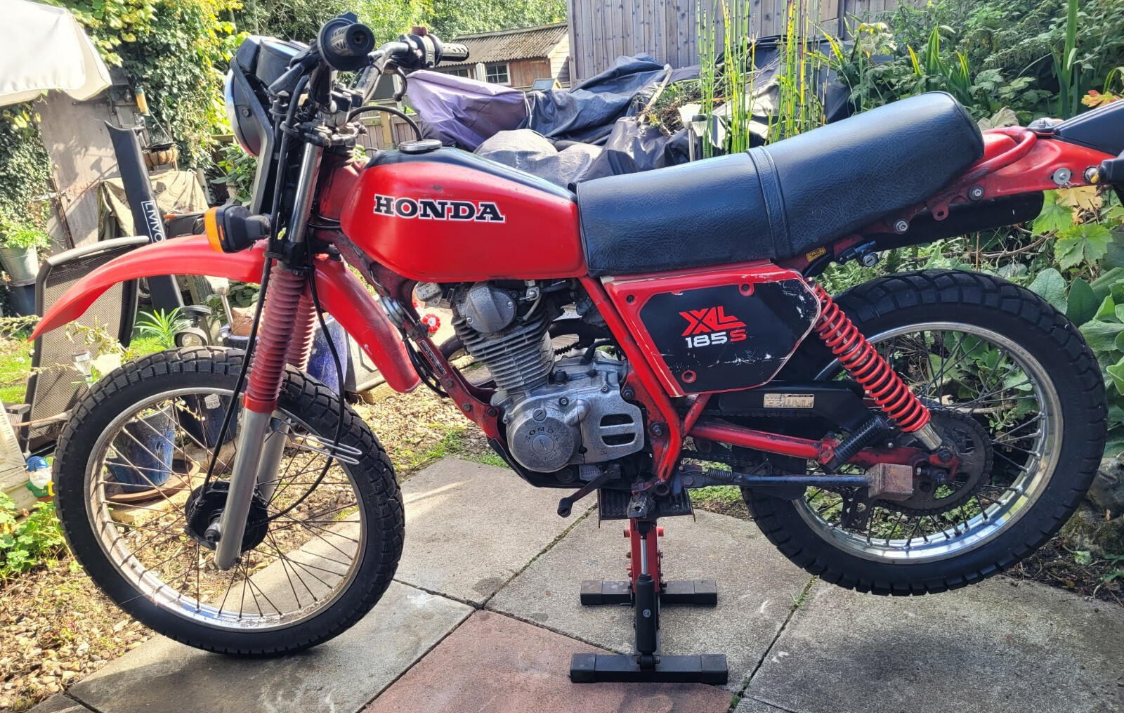 1981 honda xl 185 barn find classic motorcycle