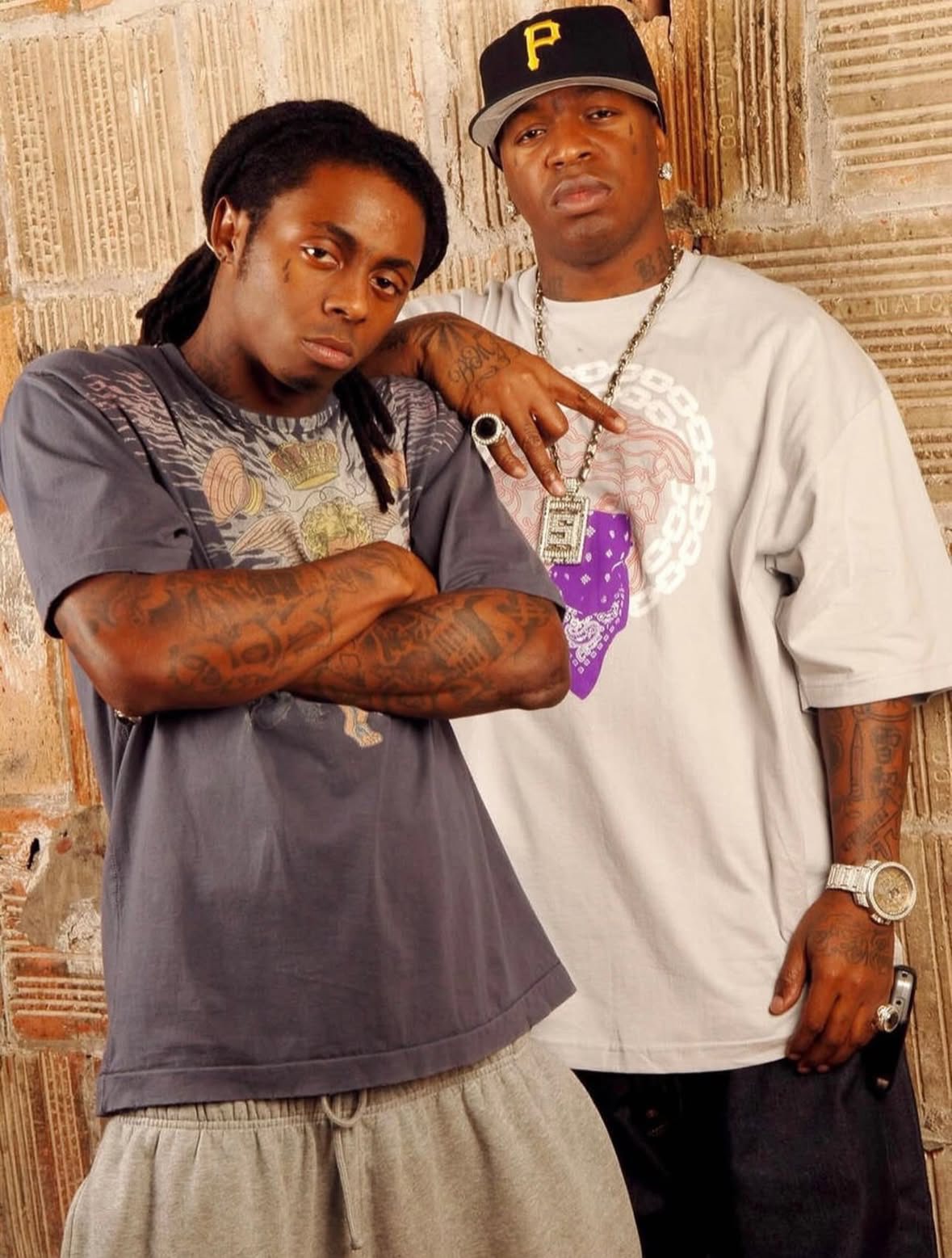Lil Wayne & Birdman during “Like Father Like Son” era (2006) 🦅
