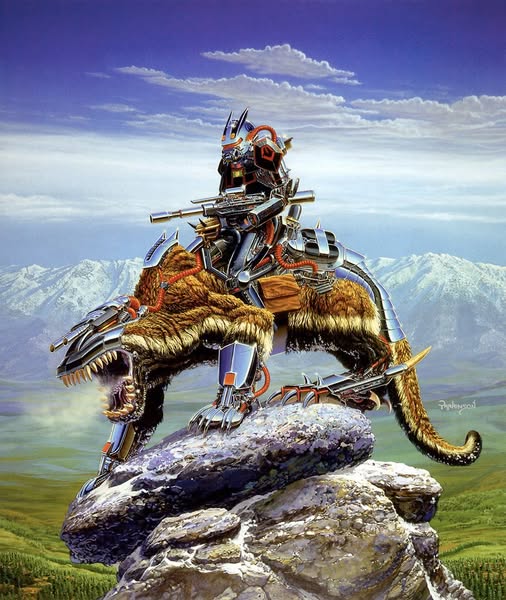 Keith Parkinson cover art for Gamma World, 3rd edition (TSR, 1986)