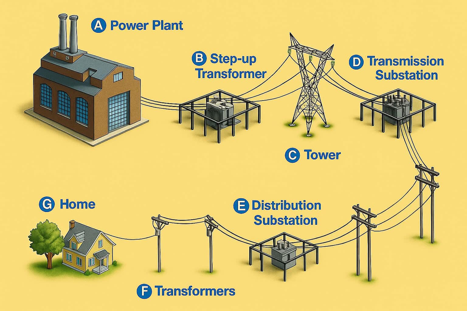 How its makes | the electric power generation and distribution system ...