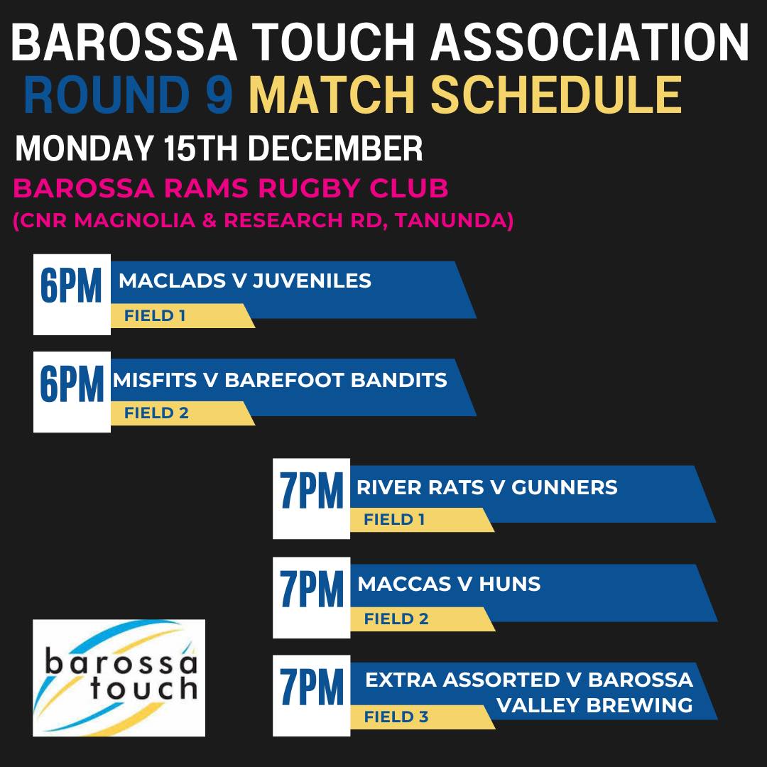 Barossa Valley Touch Association