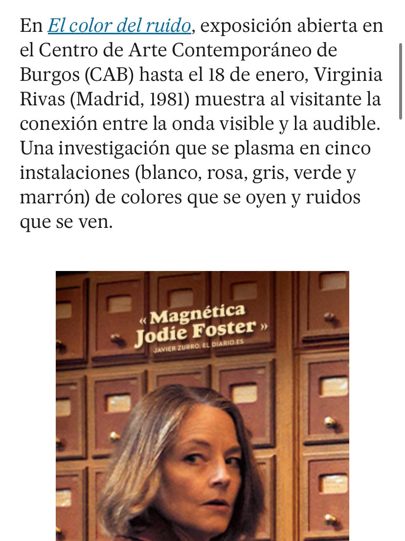 Virginia Rivas Artista - Lo mejor de estas experiencias es conocer ...