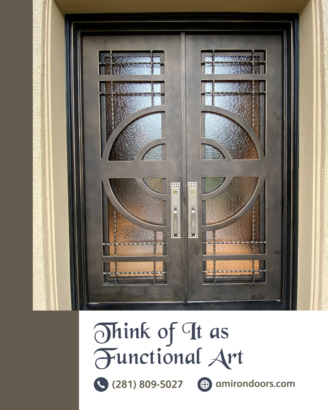 A&M - 🖼️ Think of It as Functional Art Every A&M Iron Door is a ...