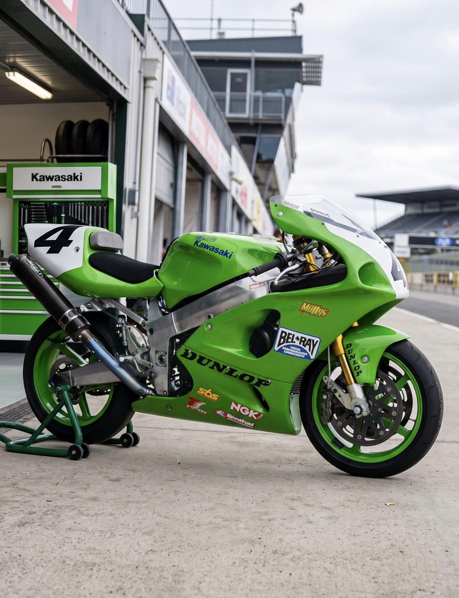 Scott Russell Muzzy Kawasaki zx7r WSBK 1993 world champion