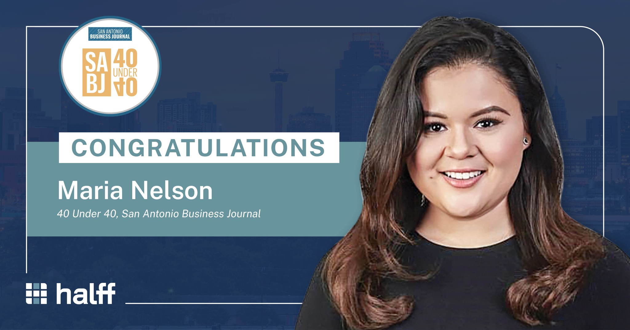 Halff - Congratulations to Senior Strategist Maria Nelson, who has been ...