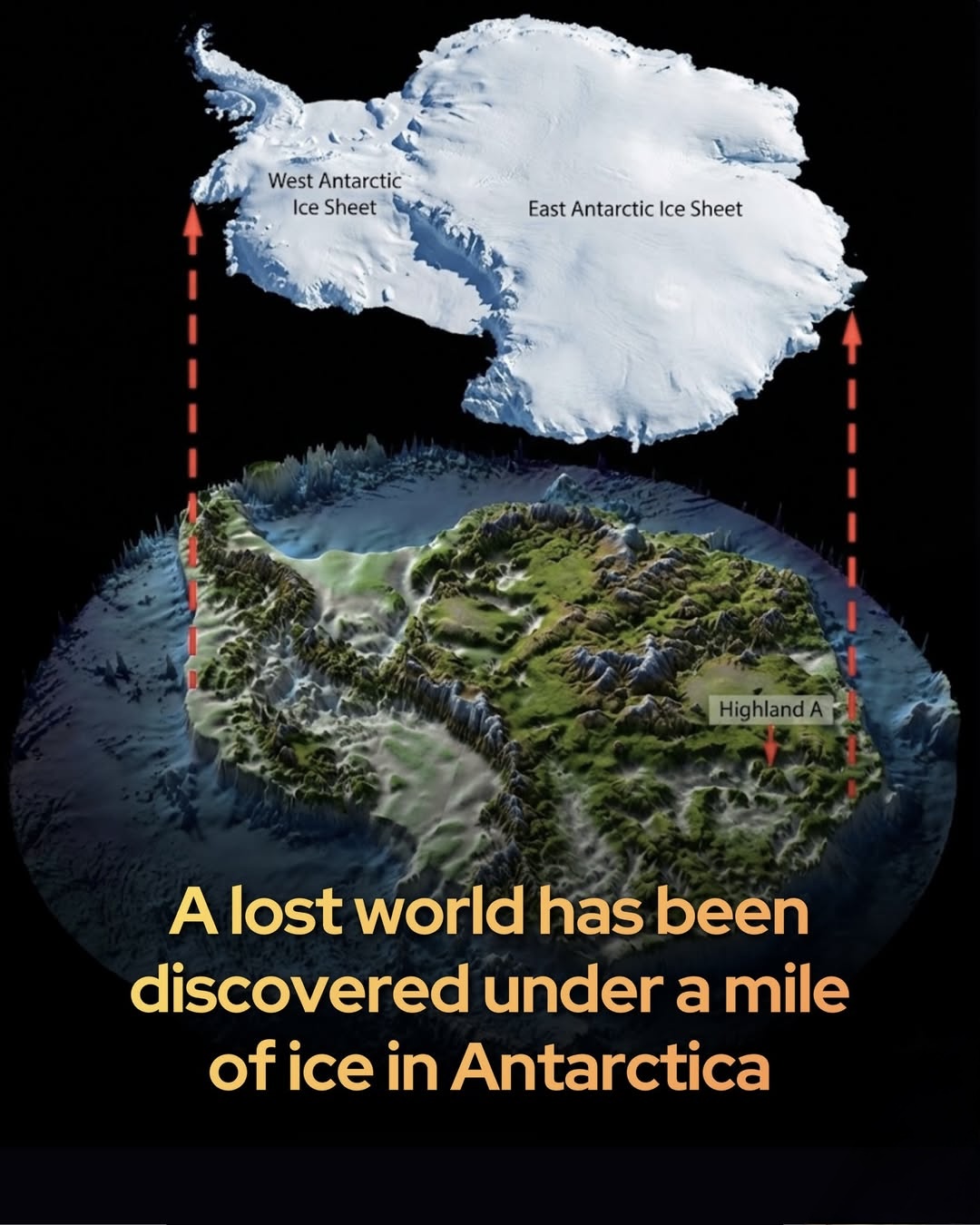 Ancient river landscape discovered under East Antarctic ice