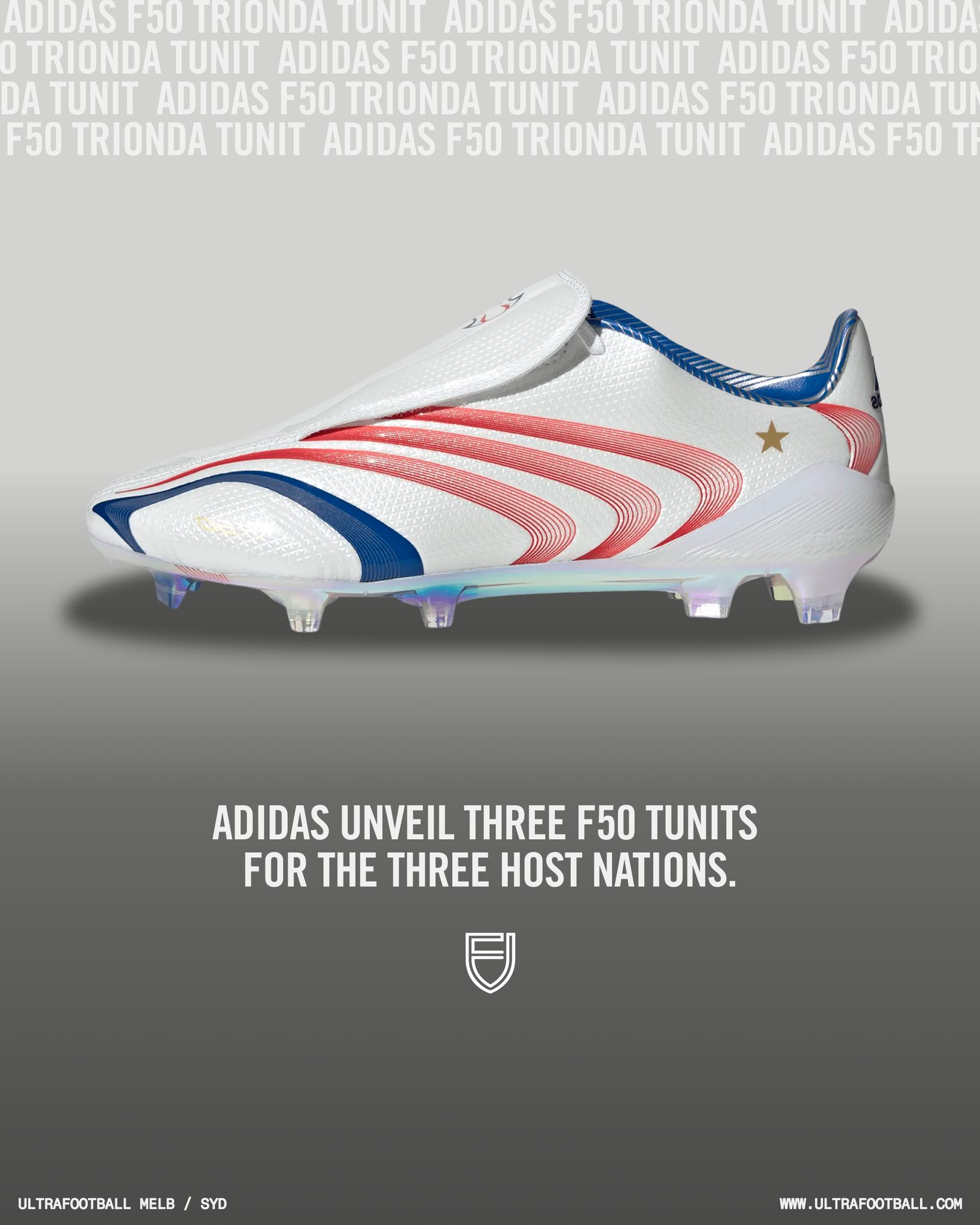 Three host nations. Three iconic F50s. The new @adidasfootball F50