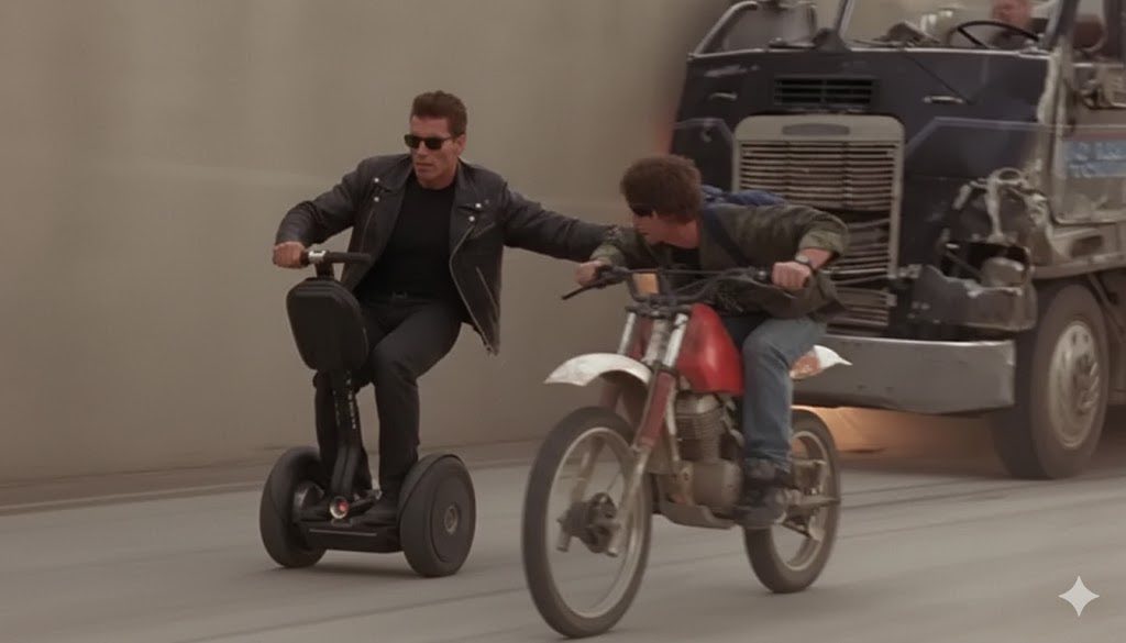 Terminator 2 but everyone is riding a Segway | Facebook