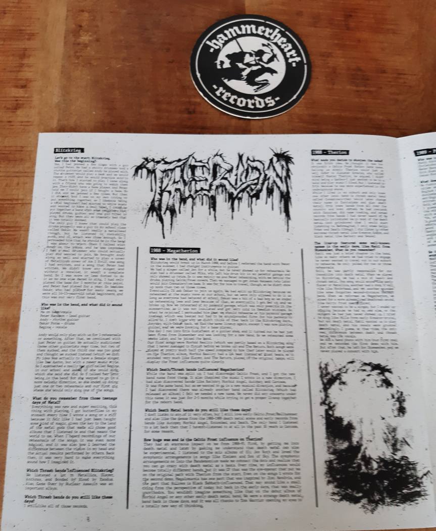 It is time to show you photos of the Therion release that features