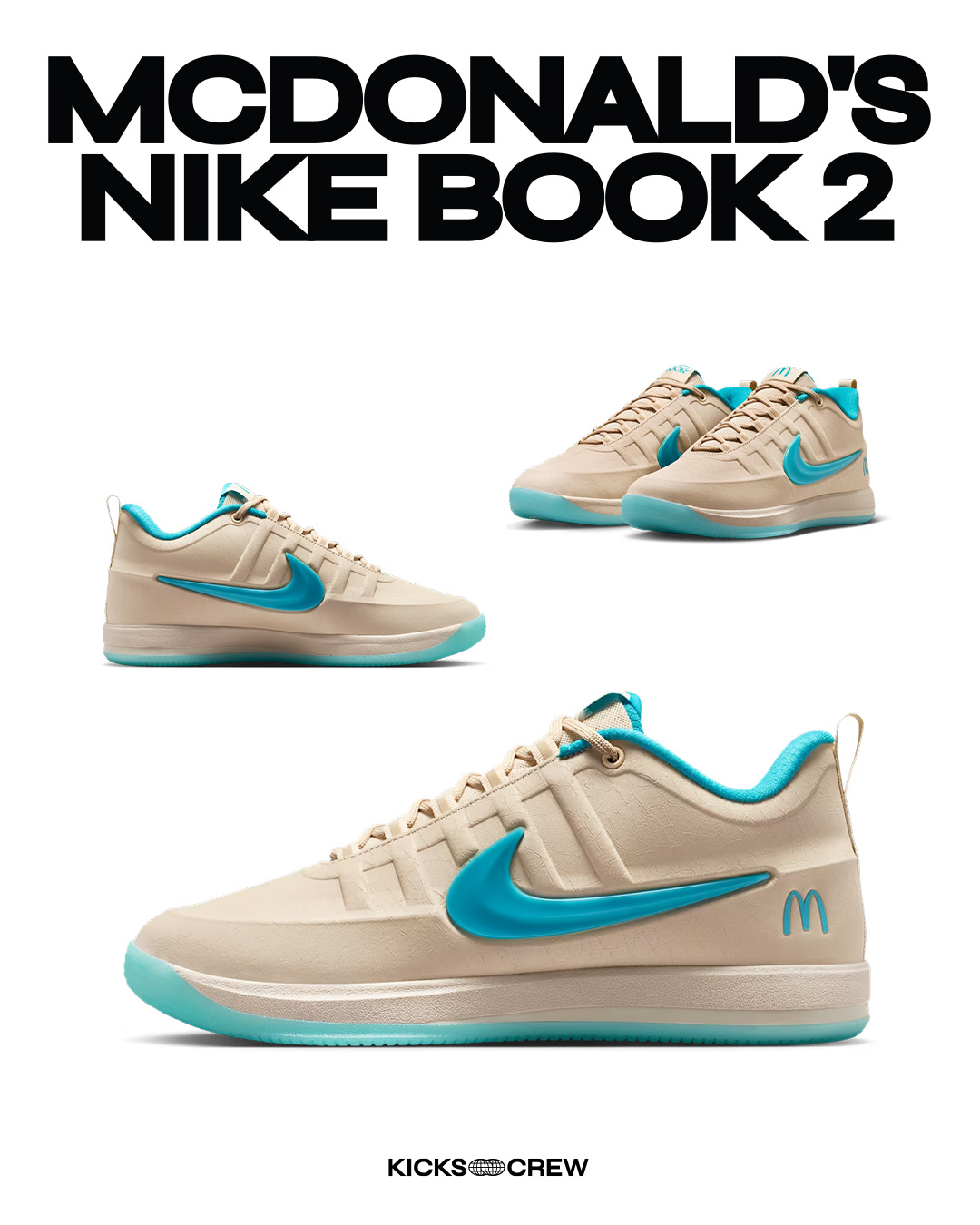 The McDonald's x Nike Book 2 'Sedona' draws inspiration from the