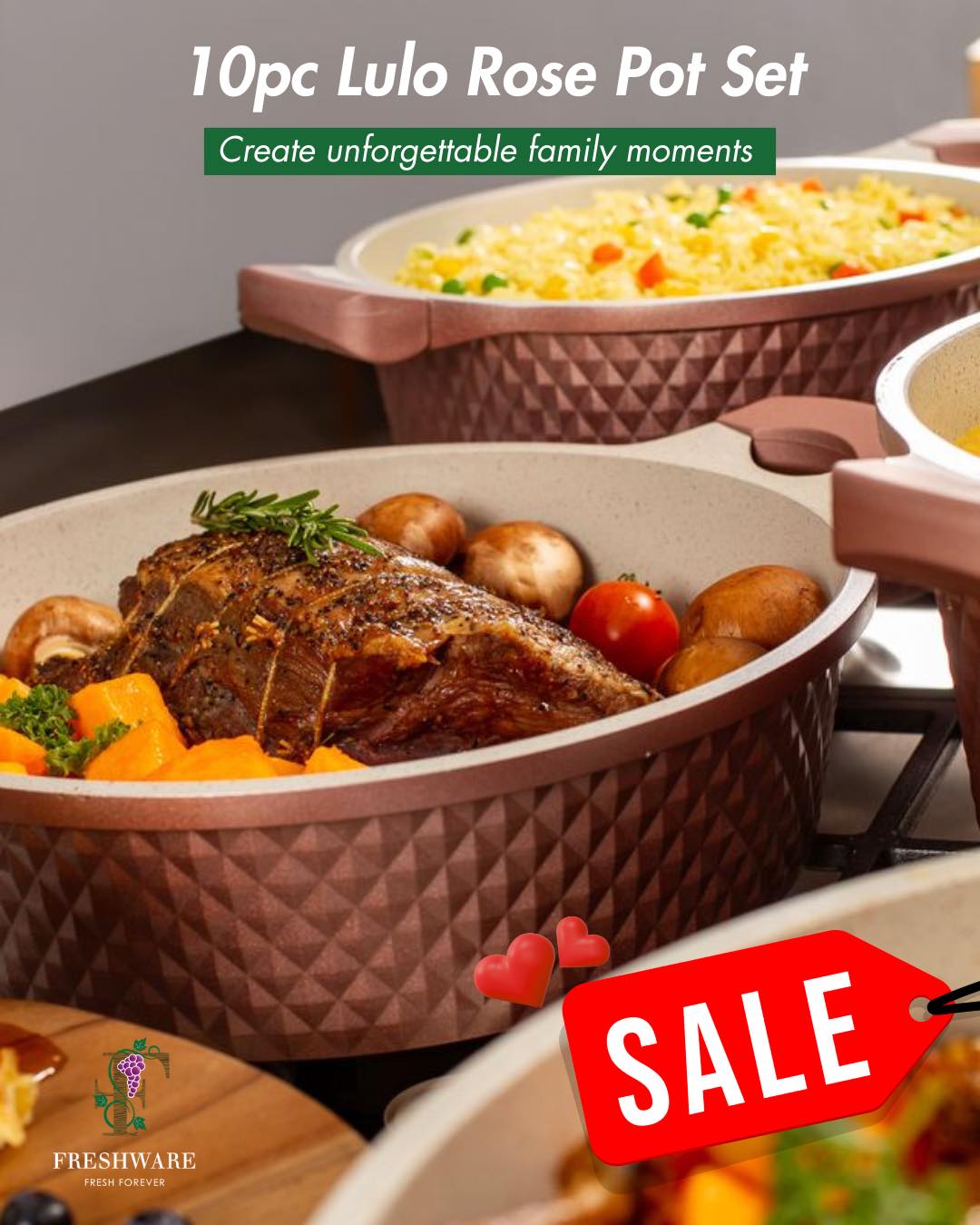 Freshwaresa - Cook with style, serve with elegance! 🌸 The 10pc Lulu ...