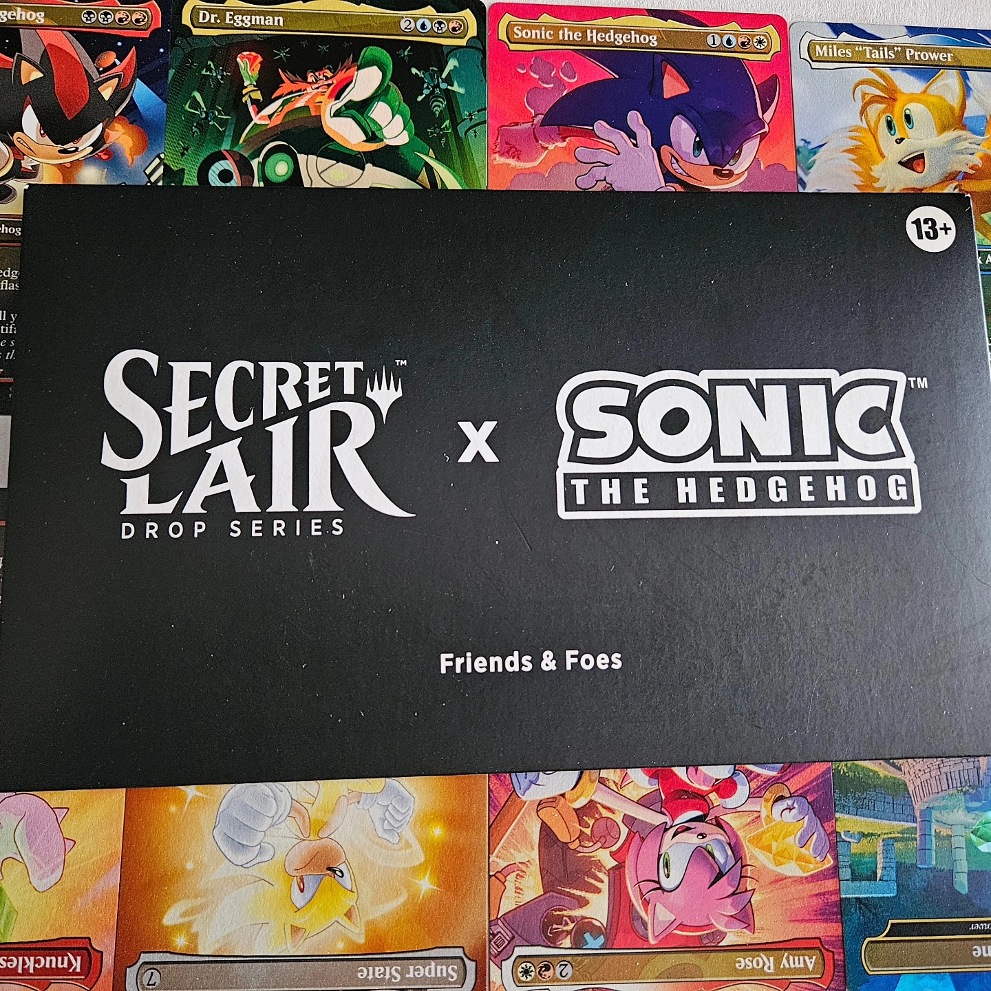 Opened up a sonic friends an foes foil secret lair.