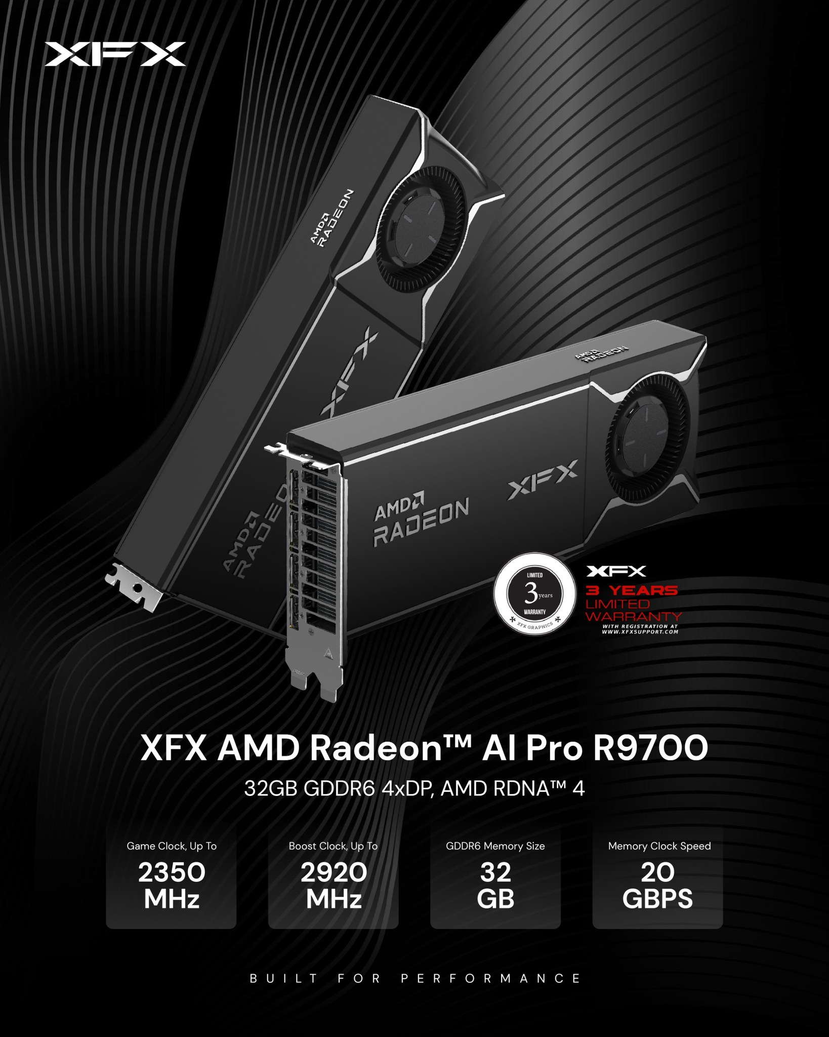 Sun - The XFX Radeon AI Pro R9700 powers it all with RDNA 4, 32GB GDDR6 ...