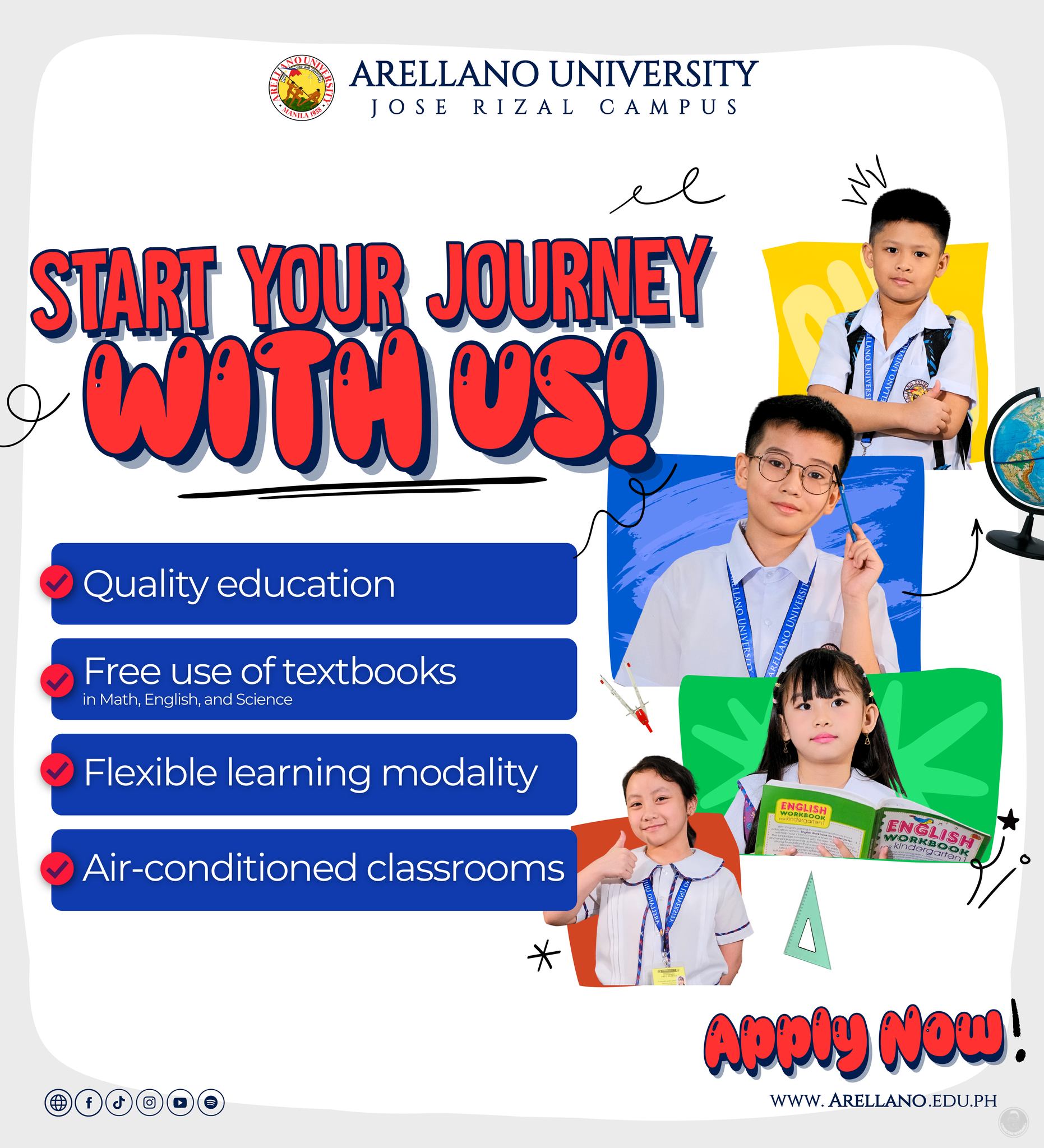 Start your... - Arellano University - Jose Rizal Campus | Facebook