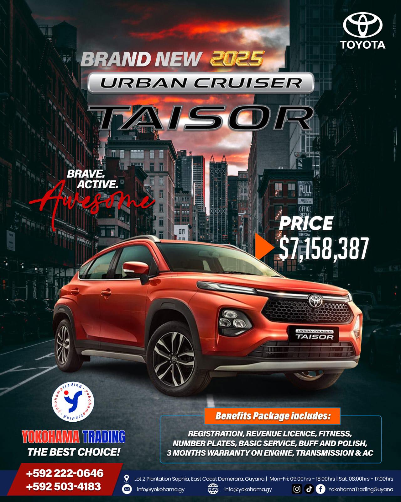 𝐁𝐑𝐀𝐍𝐃 𝐍𝐄𝐖 𝟐𝟎𝟐𝟓 𝐔𝐑𝐁𝐀𝐍 𝐂𝐑𝐔𝐈𝐒𝐄𝐑 𝐓𝐀𝐈𝐒𝐎𝐑