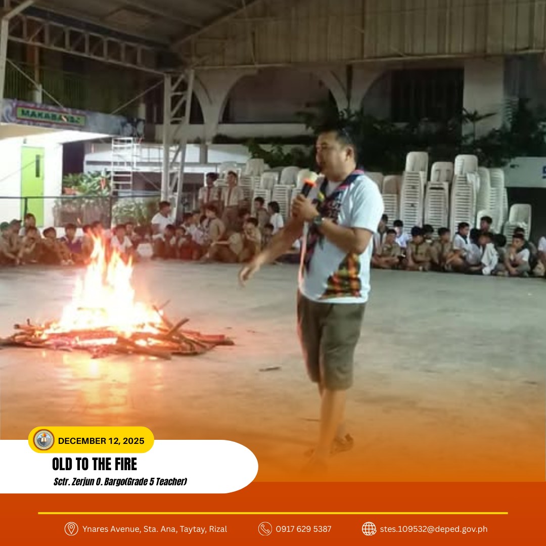 Deped - The ceremonial “Old to the Fire” was led by Sctr. Zerjun O ...
